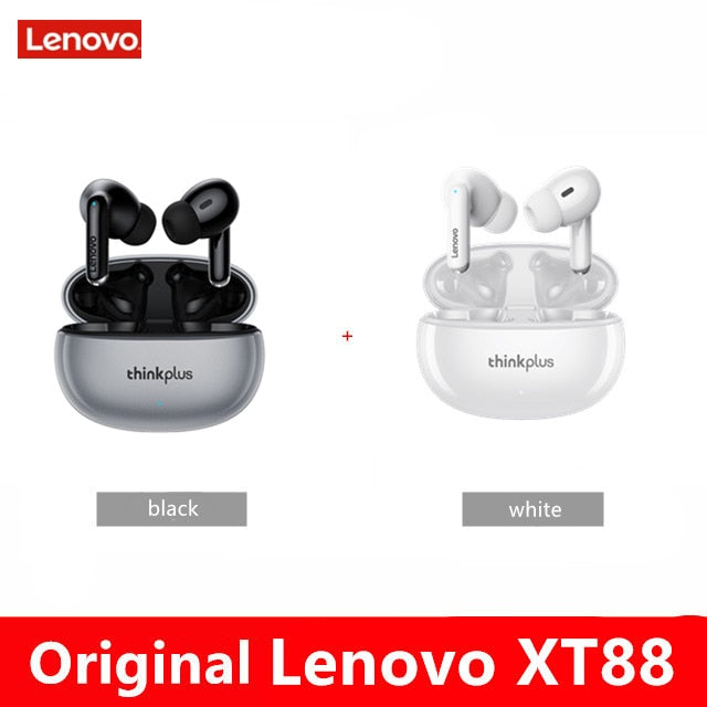 NEW Lenovo Wireless Earphone Bluetooth 5.3 Dual Stereo Noise Reduction Bass Touch Control Long Standby headset