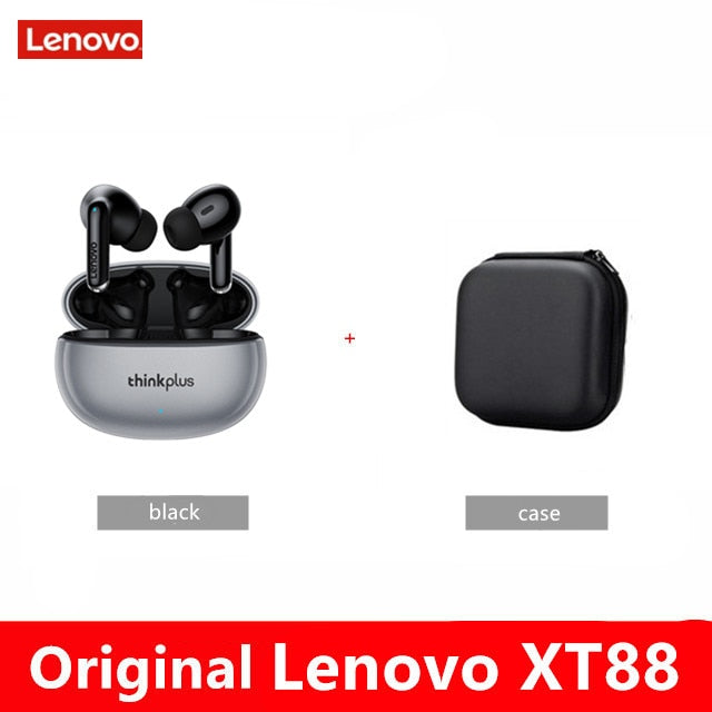 NEW Lenovo Wireless Earphone Bluetooth 5.3 Dual Stereo Noise Reduction Bass Touch Control Long Standby headset