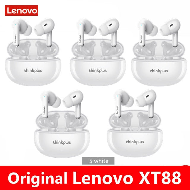 NEW Lenovo Wireless Earphone Bluetooth 5.3 Dual Stereo Noise Reduction Bass Touch Control Long Standby headset