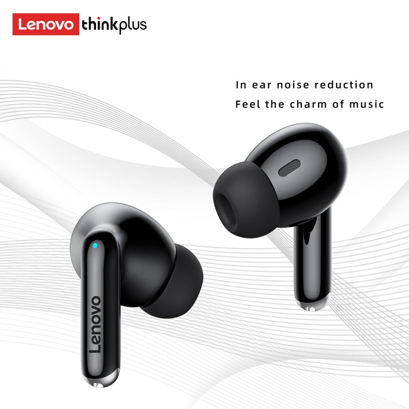 NEW Lenovo Wireless Earphone Bluetooth 5.3 Dual Stereo Noise Reduction Bass Touch Control Long Standby headset